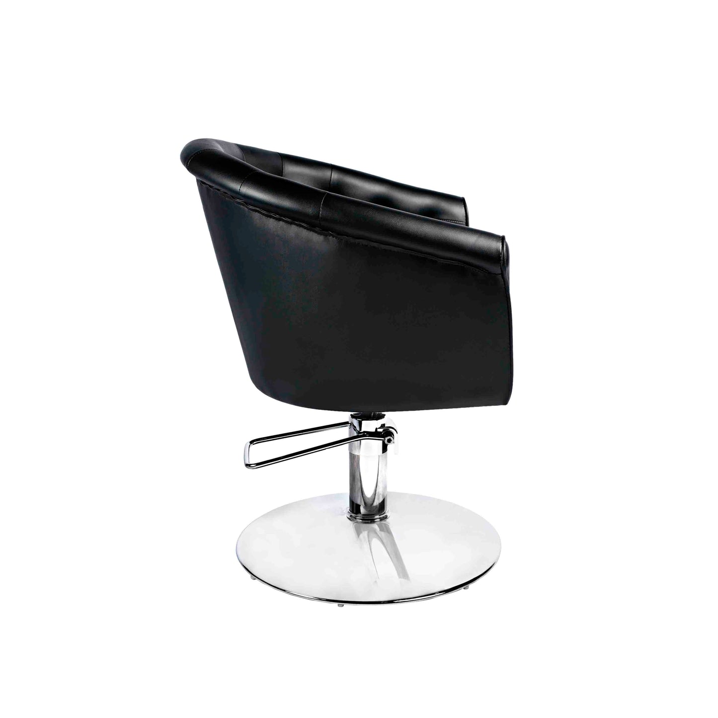 Cadeira de Cabeleireiro HELEN com Base Hidráulica e Acabamento Tufado