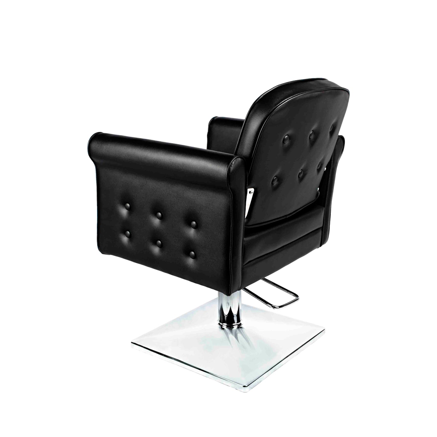 Silla de Peluquería CHESTER II con Base Cuadrada y Estilo Clásico Elegante