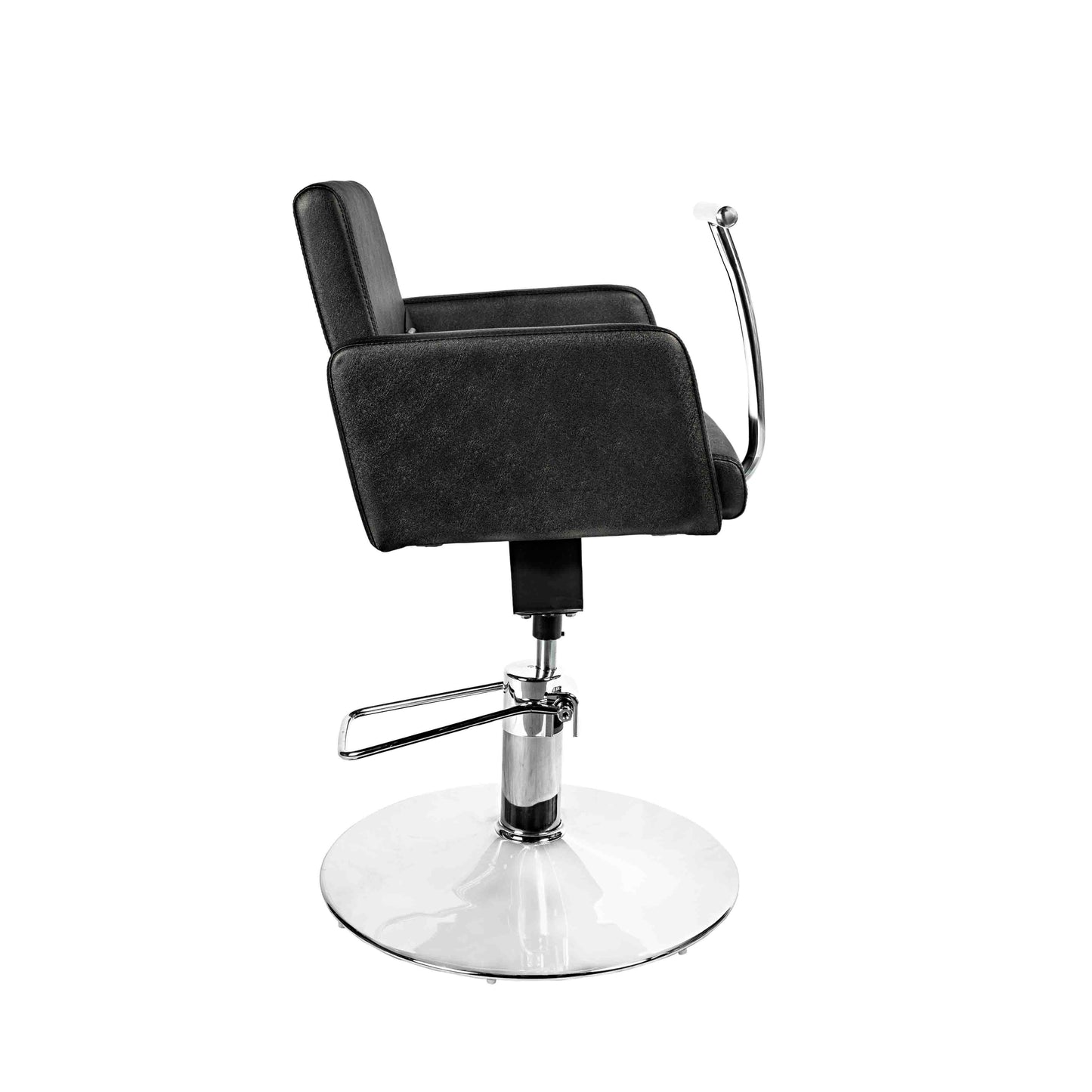 Chaise de coupe pour enfants avec ceinture et support - Noir