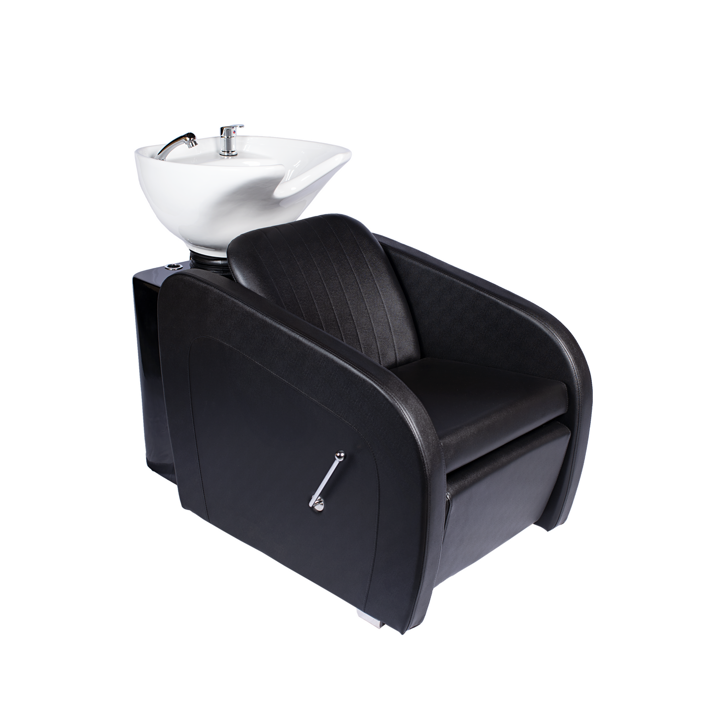 Pack Salon de Coiffure LUNA + GUADALEST (2 Chaises + 1 Bac à Shampoing)