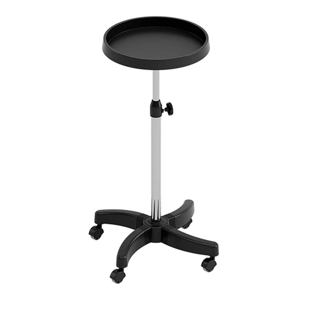 Chariot d'apprenti rond – 1 plateau rond réglable