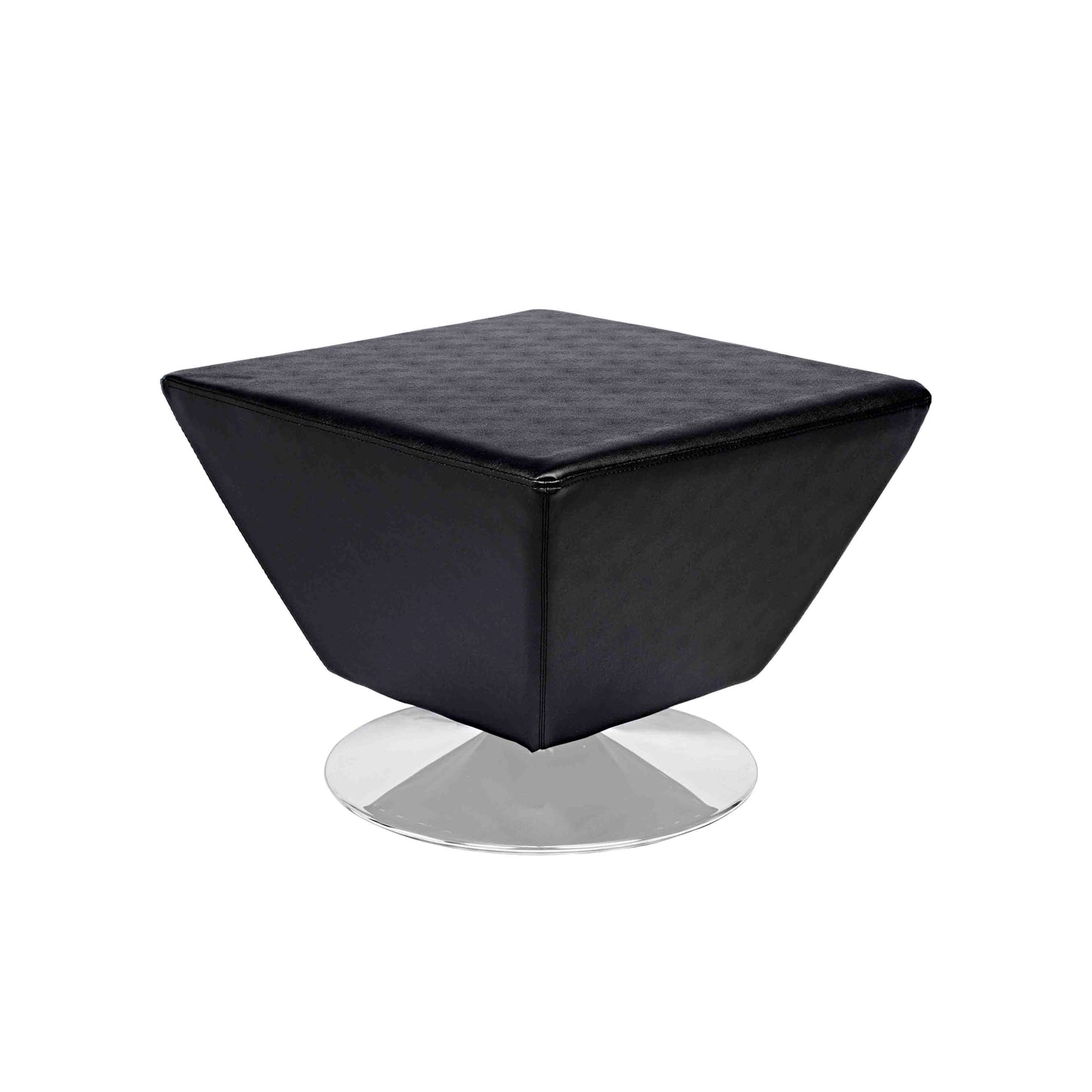 Cadeira de espera Celeste – Preta com base cromada