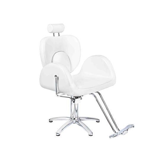 Silla de Maquillaje ALEXANDRA – Reclinable con Bomba Hidráulica y Cabecero Ajustable