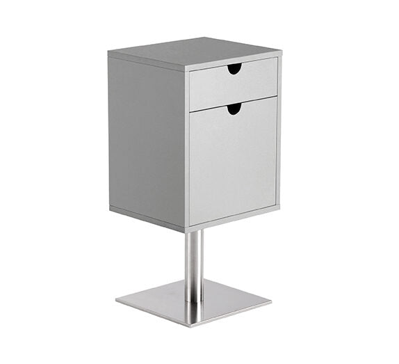 Cajonera de peluquería Lyra con base metálica – 2 cajones