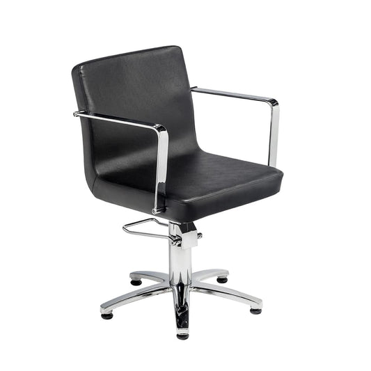 Silla de Peluquería Bárbara con Base Estrella | Estilo Clásico y Máximo Confort