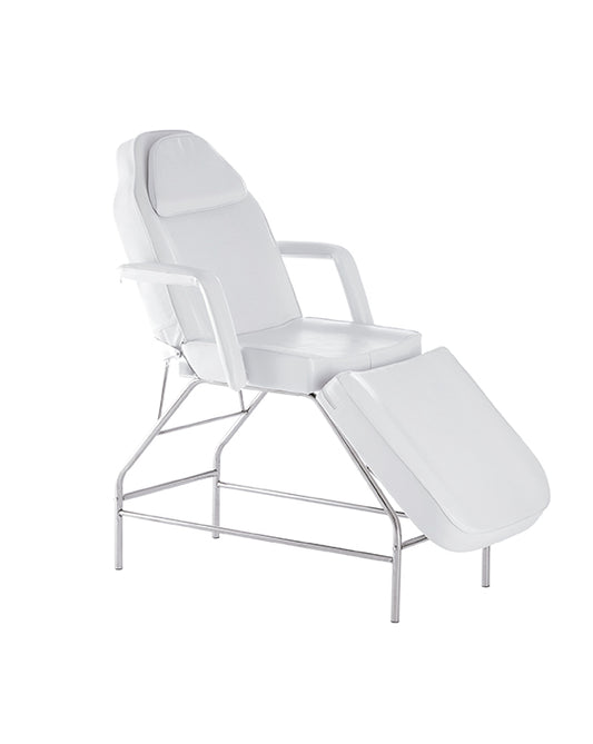 Camilla de estética Marbella – Blanca y reclinable