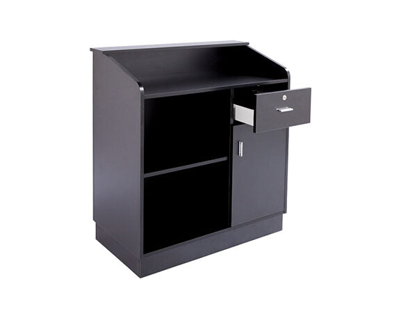 Bureau d'accueil Hawaii avec tiroir et étagère avant