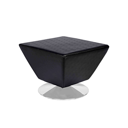 Cadeira de espera Celeste – Preta com base cromada